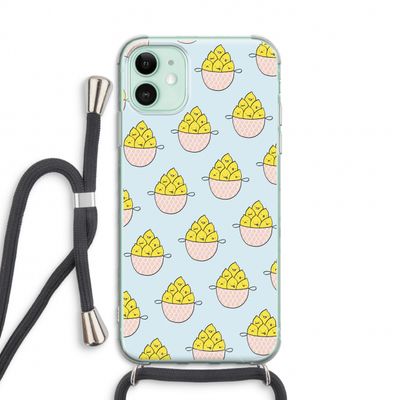 Citroenen: iPhone 11 Transparant Hoesje met koord