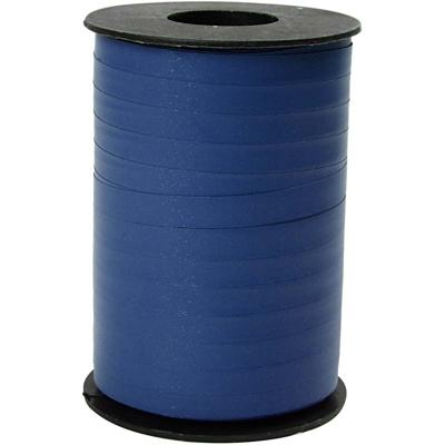 Creativ Company Cadeaulint, b: 10 mm, matt, blauw, 250 m/ 1 rol