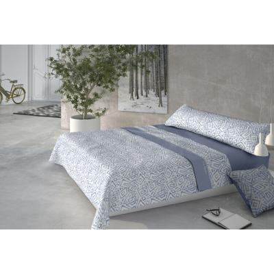 Beddengoedset Pierre Cardin CORALINA MARMOL Blauw Bed van 150