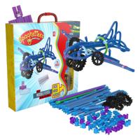 Clics Spaghetteez noodle flyer vliegtuig flexibele bouwstaafjes, 76dlg.