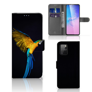 Samsung S10 Lite Telefoonhoesje met Pasjes Papegaai