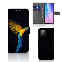 Samsung S10 Lite Telefoonhoesje met Pasjes Papegaai - thumbnail