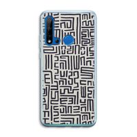 Moroccan Print: Huawei P20 Lite (2019) Transparant Hoesje