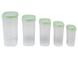 SILVERCREST 5 Voorraadbussen (Mint)