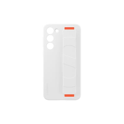 Samsung Samsung S23 Plus Silicone Grip Case Telefoonhoesje Wit