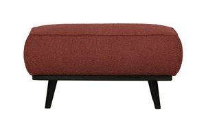 BePureHome Hocker 'Statement' Bouclé, kleur Chestnut