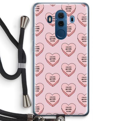 Chicks before dicks: Huawei Mate 10 Pro Transparant Hoesje met koord
