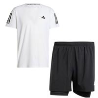 adidas OTR Shirt 2in1 Short Set Heren