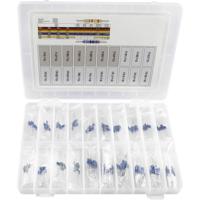 TRU COMPONENTS 418714 Metaalfilmweerstand assortiment Axiaal bedraad 0.25 W 1 % 390 stuk(s)