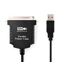 Nedis Parallelkabel | USB-A Male | Centronics 36-Pins Male | 2 m | 1 stuks - CCGP60880BK20 CCGP60880BK20
