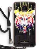 Fading: Motorola Moto Z Force Transparant Hoesje met koord