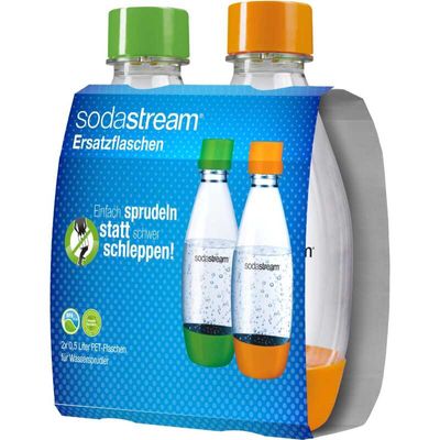 PET-fles 0,5 liter druppelvorm, duopack Drinkfles