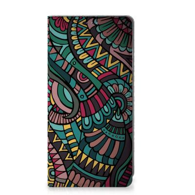 Samsung Galaxy S25 | Hoesje met Magneet | Aztec