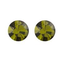 Biba Oorbellen met Swarovski Steentje Olivine