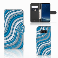 Samsung Galaxy S8 | Telefoon Hoesje | Waves Blue Samsung Galaxy S8 | Telefoon Hoesje | Waves Blue
