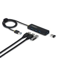 Hub USB Startech H5A4A-USB-HUB-2 Zwart