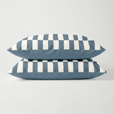 2-PACK: Kussenslopen - Pastel Rectangles - Dekbed-Discounter.nl