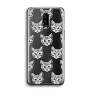 OnePlus 6T Transparant Hoesje (Soft) - Kitten