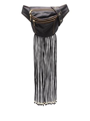 Amapô sac banane à franges - Noir