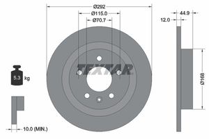 Remschijf 92205703
