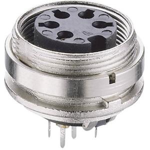 Lumberg KGR 81 DIN-connector Bus, inbouw verticaal Aantal polen: 8 Zilver 1 stuk(s)