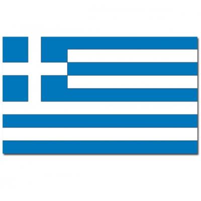 Landen thema vlag Griekenland 90 x 150 cm feestversiering