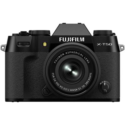 Fujifilm X-T50 zwart + XC 15-45mm
