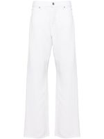 7 For All Mankind pantalon droit Tess à taille haute - Blanc