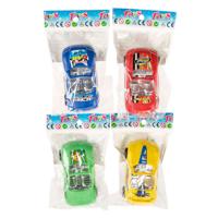 Duckiez Pull back mini auto kleur