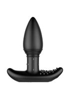 B-STROKER Remote Unisex Massager with Rimming Beads - Black - thumbnail