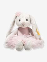 Ballerina knuffelkonijn 30 cm voor meisjes STEIFF HOPPIE 3 rozen Ballerina knuffelkonijn 30 cm voor meisjes STEIFF HOPPIE 3 rozen