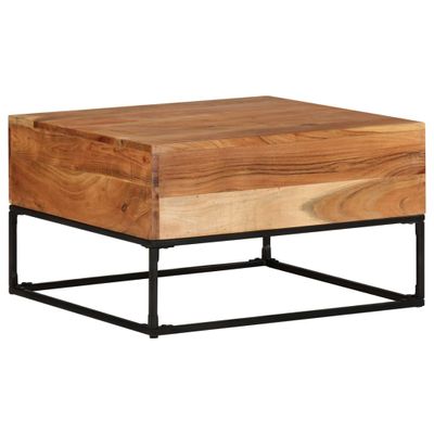 VidaXL Salontafel 68x68x41 cm massief acaciahout