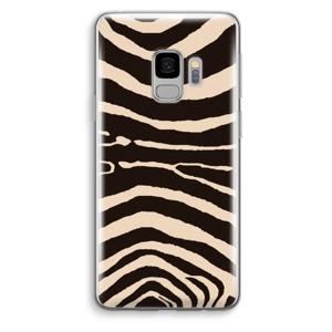 Arizona Zebra: Samsung Galaxy S9 Transparant Hoesje