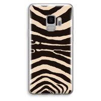 Arizona Zebra: Samsung Galaxy S9 Transparant Hoesje - thumbnail