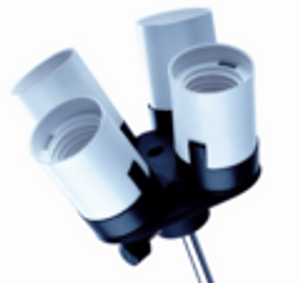 Falcon Eyes Lamphouder LH-4HU 4 x E27+ Paraplu Houder