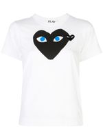 Comme Des Garçons Play t-shirt imprimé - Blanc - thumbnail