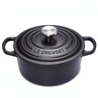 LE CREUSET - Signature - Braadpan rond 20cm 2,40l Mat Zwart