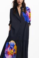 Bloemenoverhemdjurk M. Christian Lacroix - BLACK - XL