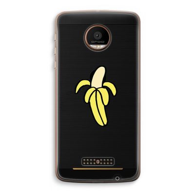 Banana: Motorola Moto Z Force Transparant Hoesje