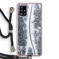 Snøfall: Samsung Galaxy A51 5G Transparant Hoesje met koord Snøfall: Samsung Galaxy A51 5G Transparant Hoesje met koord