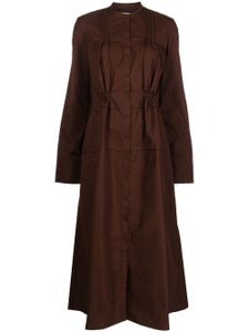 Jil Sander robe à coupe mi-longue - Marron