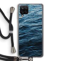 Oceaan: Samsung Galaxy A12 Transparant Hoesje met koord - thumbnail