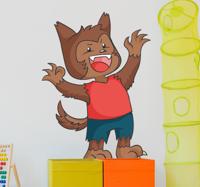 Muursticker Weerwolfje