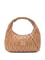 Miu Miu sac cabas Wander à design matelassé - Marron