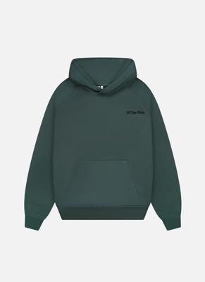 Off The Pitch Wardrobe Essentials Hoodie Heren Donkergroen - Maat S - Kleur: Donkergroen | Soccerfanshop
