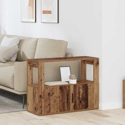 Dressoir Oud hout 80 x 30 x 60 cm Bewerkt hout