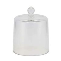 DK Design Decoratie stolp - transparant glas - D11 x H13 cm - cloche stolpen   -