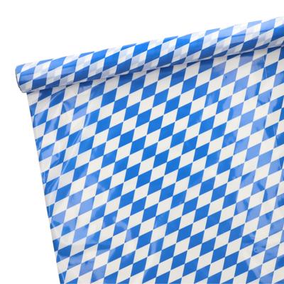 Oktoberfest tafelkleed - 20 x 1 meter - op rol - plastic- Bayern vlag - Beieren