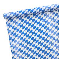 Oktoberfest tafelkleed - 20 x 1 meter - op rol - plastic- Bayern vlag - Beieren