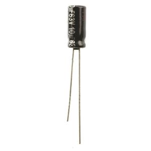 Panasonic ECA-1JHG100 Elektrolytische condensator Radiaal bedraad 2 mm 10 µF 63 V 20 % (Ø) 5 mm 1 stuk(s)